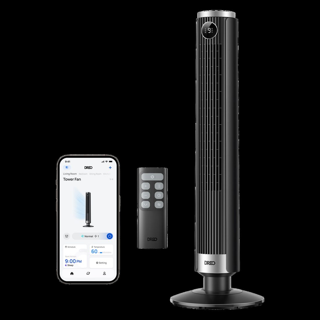 Dreo Tower Fan — detail