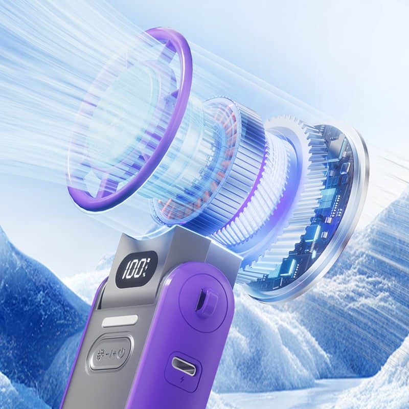 Coolizi portable fan turbine motor cutaway