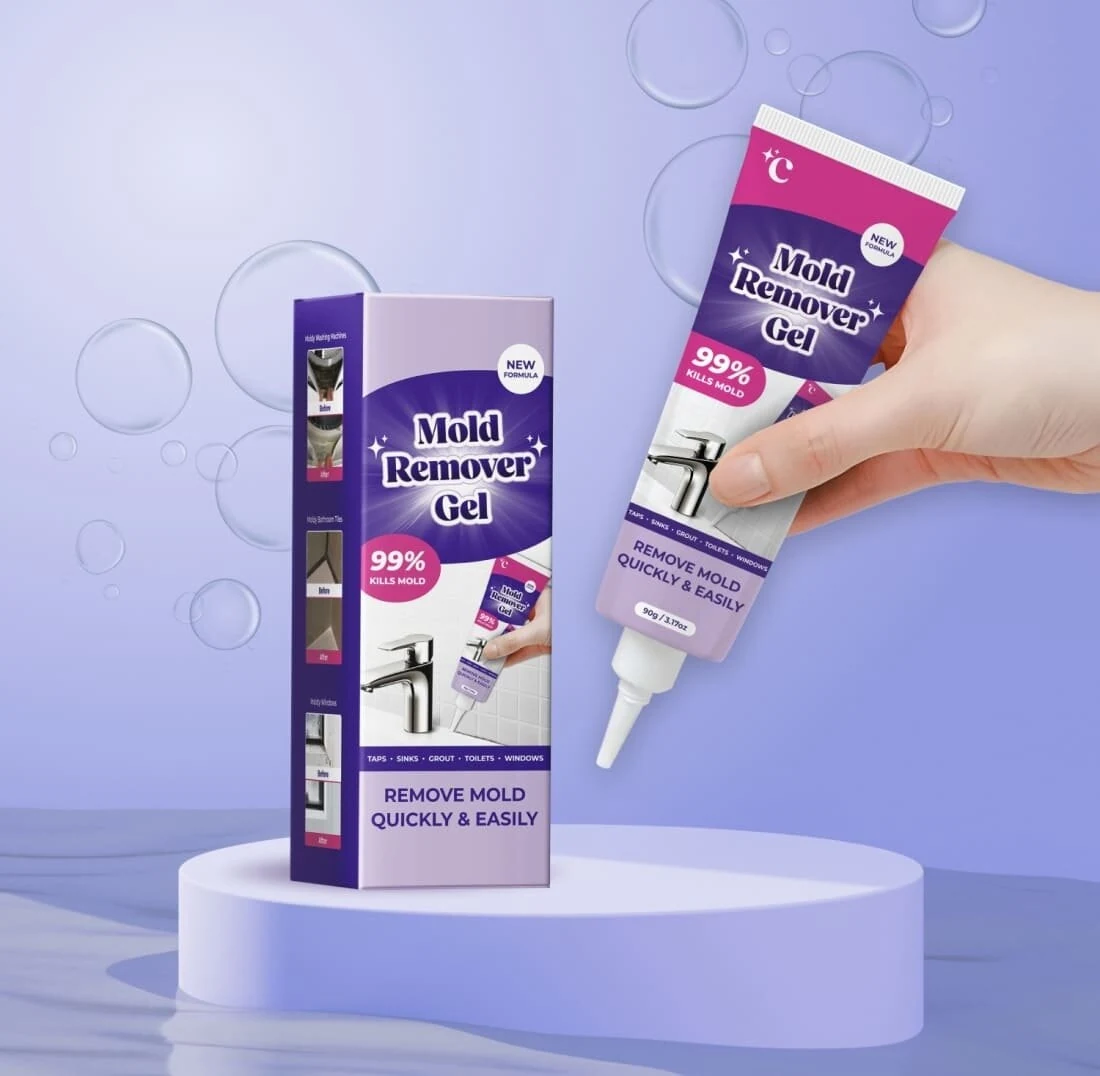 NuroClean Mold Remover Gel tube and retail box